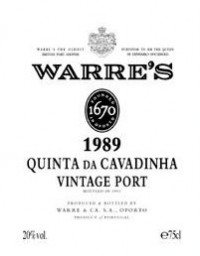Вино Warre's Quinta da Cavadinha Vintage Port 1989 - Фото 2