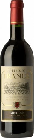 Вино Maison Bouey, "Lettres de France" Merlot, VdP, 2011