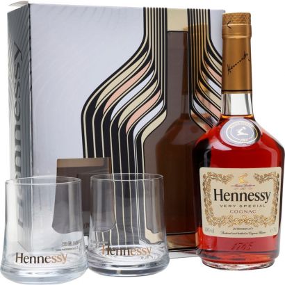 Коньяк "Hennessy" V.S. with 2-glass gift box, 0.7 л