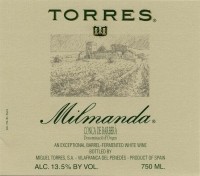 Вино Torres, "Milmanda", Conca de Barbera DO, 2009 - Фото 2