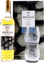 Виски Macallan Fine Oak 12 Years Old, gift box and 2 glasses, 0.7 л Виски Macallan Fine Oak 12 Years Old, gift box and 2 glasses, 0.7 л