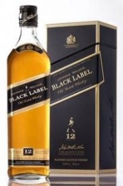 Виски "Black Label", with metal box, 0.7 л - Фото 1