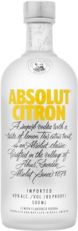Водка Absolut Citron, 0.5 л