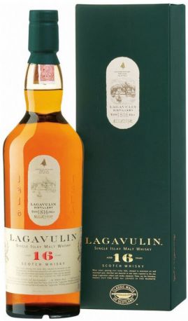 Виски "Lagavulin" malt 16 years old, with box, 0.75 л - Фото 2