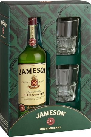 Виски "Jameson", with 2-glass box, 0.7 л - Фото 2