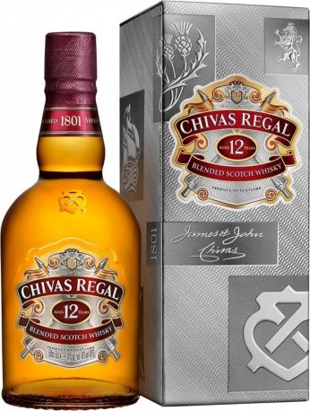 Виски "Chivas Regal" 12 years old, with box, 0.5 л