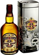 Виски Chivas Regal 12 years old, with New Year metal box, 0.75 л Виски Chivas Regal 12 years old, with New Year metal box, 0.75 л