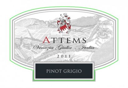 Вино Attems, Pinot Grigio, Venezia Giulia IGT, 2011 - Фото 2