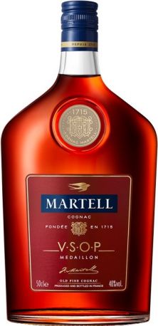 Коньяк Martell VSOP, flask, 0.5 л