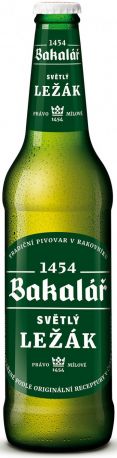 Пиво "Bakalar" Svetly Lezak, 0.5 л - Фото 1