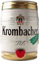Пиво Krombacher, Pils, mini keg, 5 л Пиво Krombacher, Pils, mini keg, 5 л