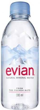 Вода "Evian" Still, PET, 0.33 л - Фото 1
