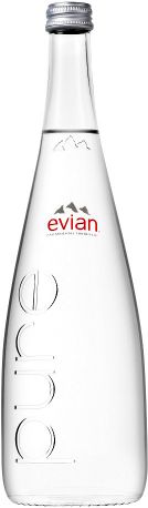Вода "Evian" Still, Glass, 0.75 л