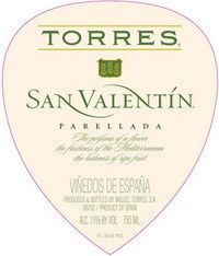 Вино "San Valentin" Parellada, Catalunya DO, 2012 - Фото 2