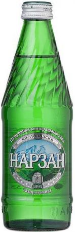 Вода "Нарзан", в стеклянной бутылке "Элита", 0.5 л