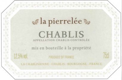 Вино La Chablisienne, Chablis AOC "La Pierrelee", 2009 - Фото 2