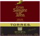 Вино Torres, "Gran Sangre de Toro", Catalunya DO, 2009 - Фото 2