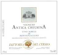 Вино Fattoria del Cerro, Vino Nobile di Montepulciano DOCG Vigneto Antica Chiusina 2004 - Фото 2