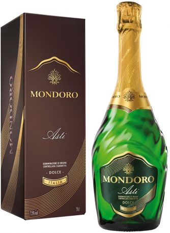 Игристое вино Asti "Mondoro", gift box - Фото 1