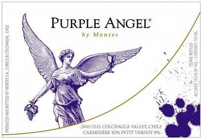 Вино Montes, "Purple Angel", 2010 - Фото 2