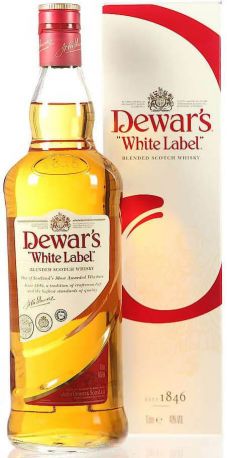Виски "Dewar's" White Label, gift box, 0.75 л - Фото 1