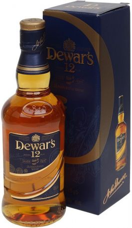 Виски "Dewar's" 12 years old, in box, 375 мл