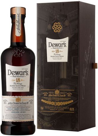 Виски "Dewar's" 18, in box, 0.75 л - Фото 1
