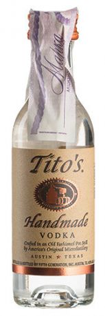 Водка Tito's Vodka 0,05 л