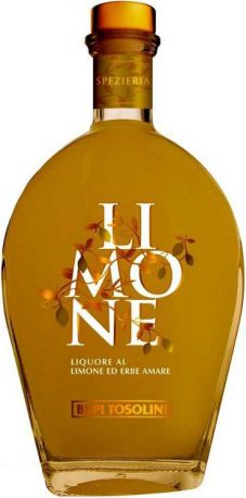 Ликер Bepi Tosolini, "Limone" Limone ed Erbe Amare, gift plastic box, 0.7 л - Фото 3
