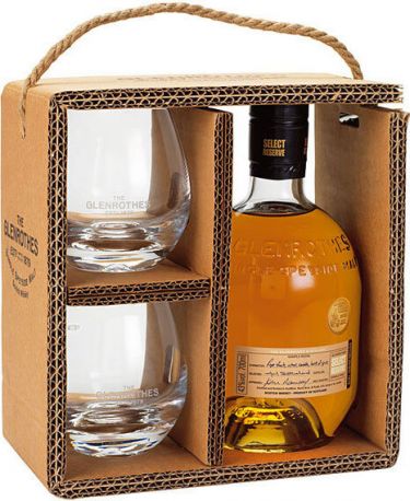 Виски Glenrothes, "Alba Reserve" Single Speyside Malt, gift box with 2 glasses, 0.7 л - Фото 1