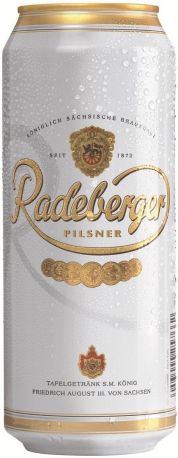 Пиво "Radeberger" Pilsner, in can, 0.5 л