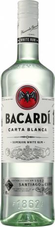Ром "Bacardi" Carta Blanca, 0.5 л - Фото 1