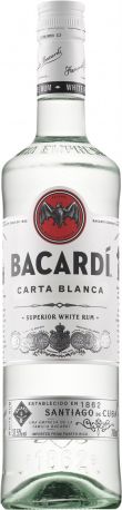 Ром "Bacardi" Carta Blanca, 0.7 л