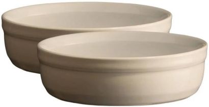 Набор форм для крем-брюле Emile Henry HR Oven ceramic Ovenware из 2 шт Бежевый - Фото 1