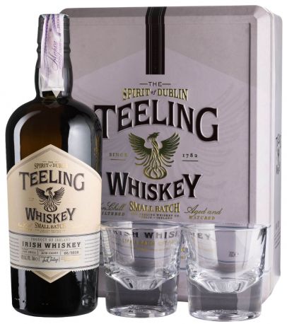 Виски Teeling Small Batch + 2 glasses, gift box 0,7 л