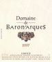 Вино Domaine de Baron'Arques, Limoux AOC, 2007 - Фото 2