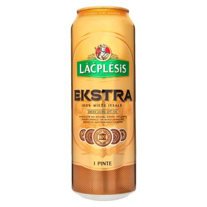 Упаковка пива Lacplesis Ekstra светлое фильтрованное 5.4% 0.568 л x 24 шт - Фото 2