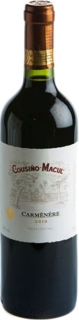Вино Cousino-Macul, Carmenere, Central Valley, 2012