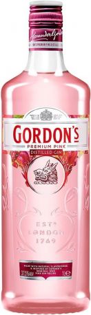 Джин Gordon's Premium Pink 1 л 37.5% - Фото 1