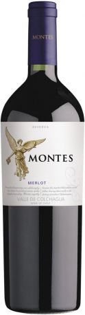 Вино Montes, "Reserva" Merlot, Valle de Colchagua DO, 2011