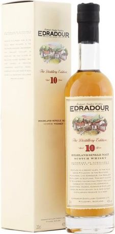 Виски Edradour 10 Years Old, gift box, 200 мл