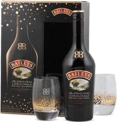 Ликер "Baileys" Original, in box with 2 glasses, 0.7 л - Фото 2