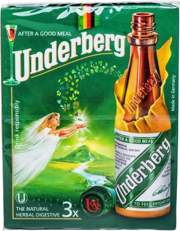 Ликер "Underberg" Bitter, set of 3 bottles, 20 мл - Фото 3