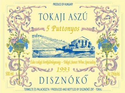 Вино Disznoko, Aszu 5 Puttonyos, 1993, 0.5 л - Фото 2