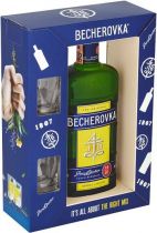 Ликер Becherovka, gift box with 2 glasses, 0.7 л Ликер Becherovka, gift box with 2 glasses, 0.7 л