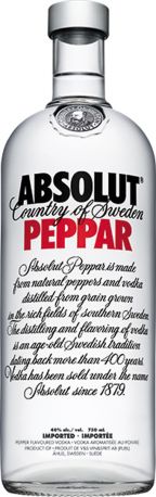Водка Absolut Peppar, 0.75 л - Фото 2