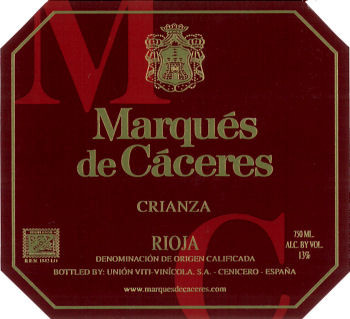 Вино Marques de Caceres, Crianza, 2006, 375 мл - Фото 2