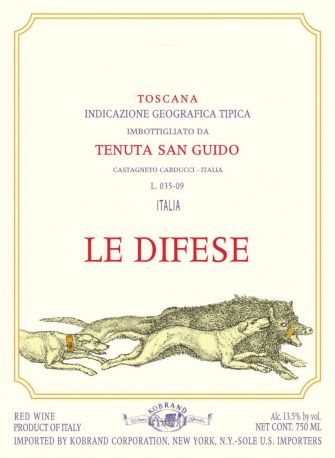 Вино Tenuta San Guido, "Le Difese" IGT, 2011 - Фото 2