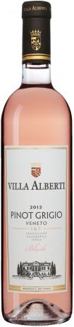 Вино "Villa Alberti" Pinot Grigio Blush, Veneto IGT, 2012