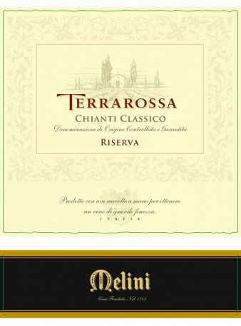 Вино Melini, "Terrarossa", Chianti Classico DOCG Riserva, 2007 - Фото 2